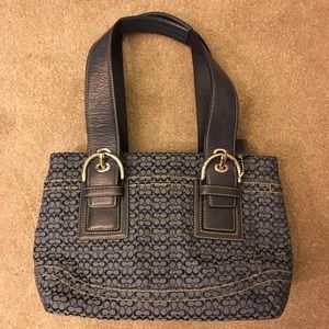 Blue Coach Purse